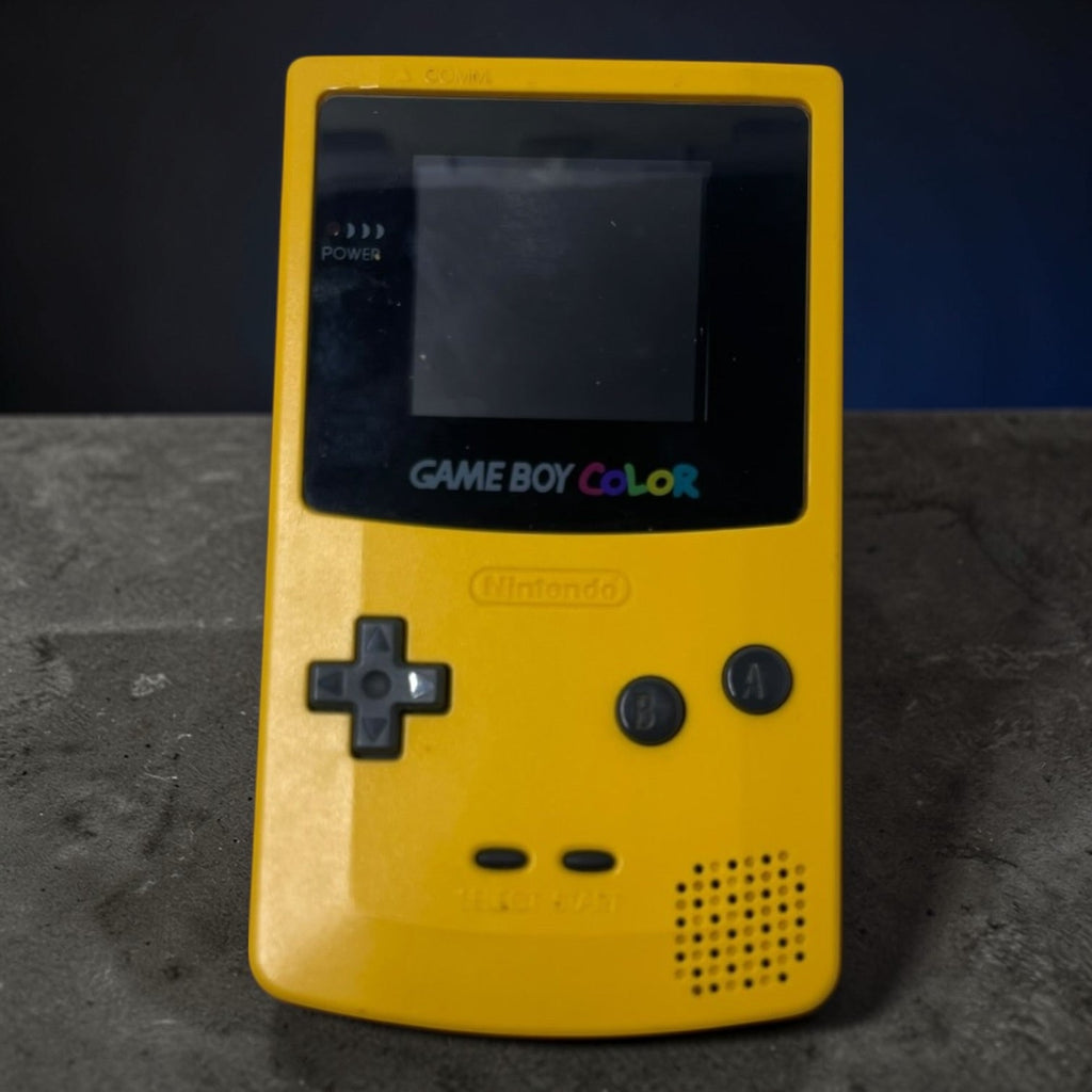 Game Boy Color - Yellow Edition IPS UPGRADE W/louder speaker